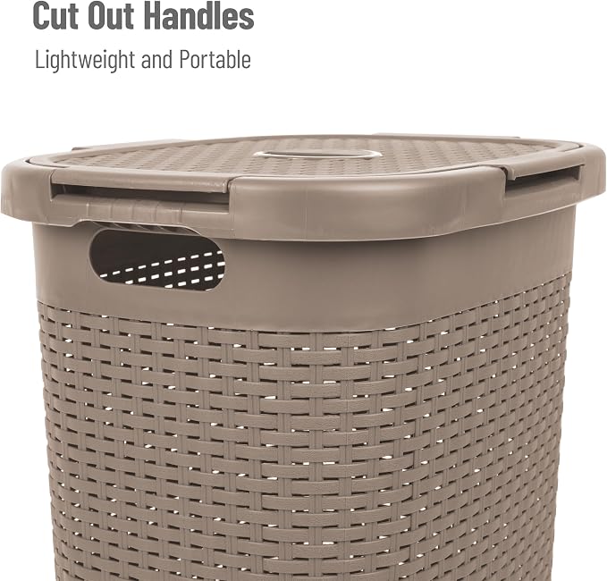 Mind Reader Slim Laundry Hamper - Image 4