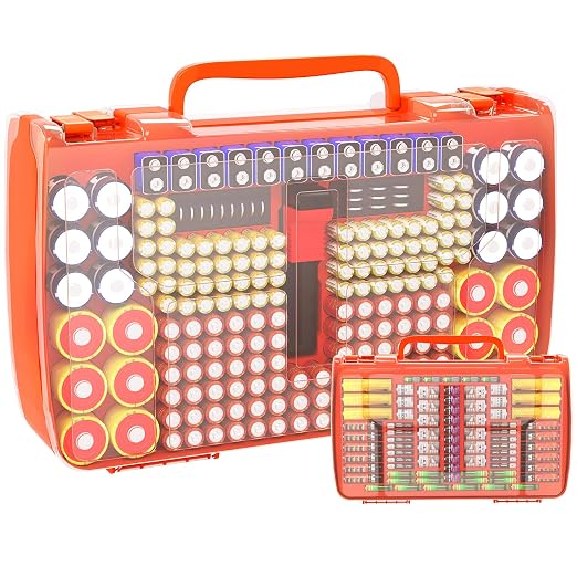 Battery Organizer Storage Case by APTBYTE