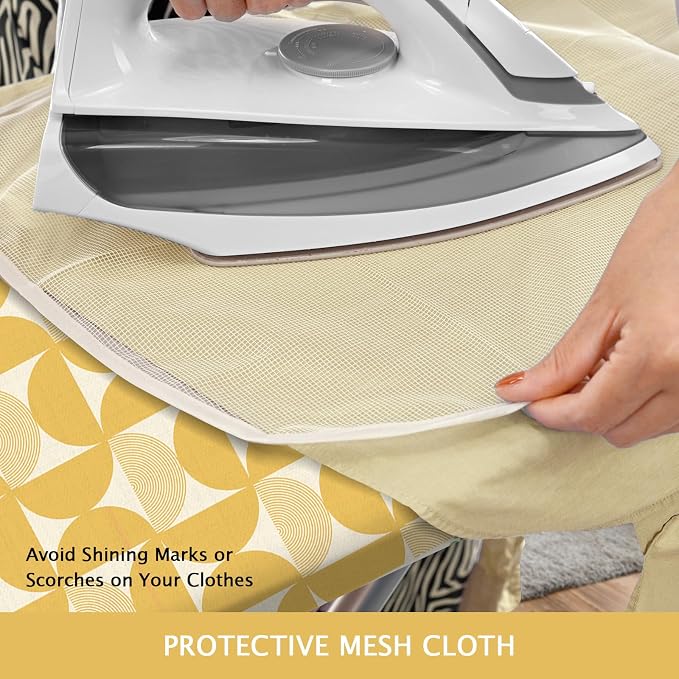 SheeChung Small Ironing Board Cover and Pad 12.5"x32", Heat Resistance Cover - Image 7