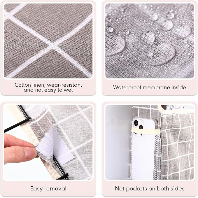 Boao 8 Packs Wall Hanging Storage Bag, Wall Storage Organizer Bags - Image 5