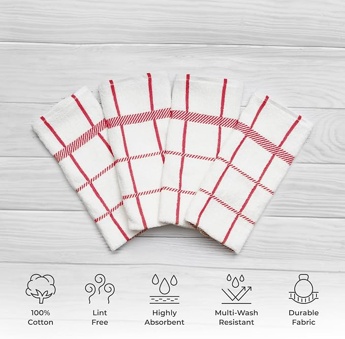 100% Cotton Terry Dish Cloth & Dish Towel) - Image 2