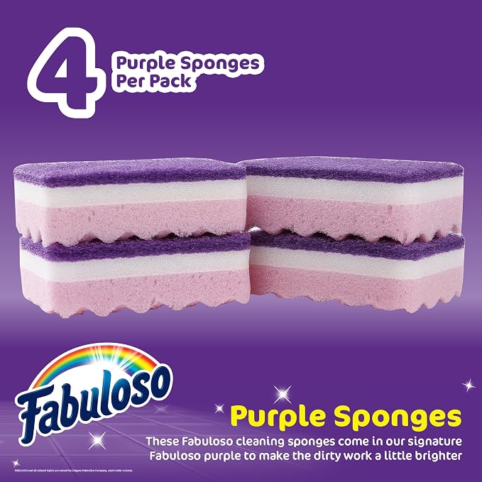 Fabuloso Scratch-Free Kitchen Dish Sponges, and counters - Image 2