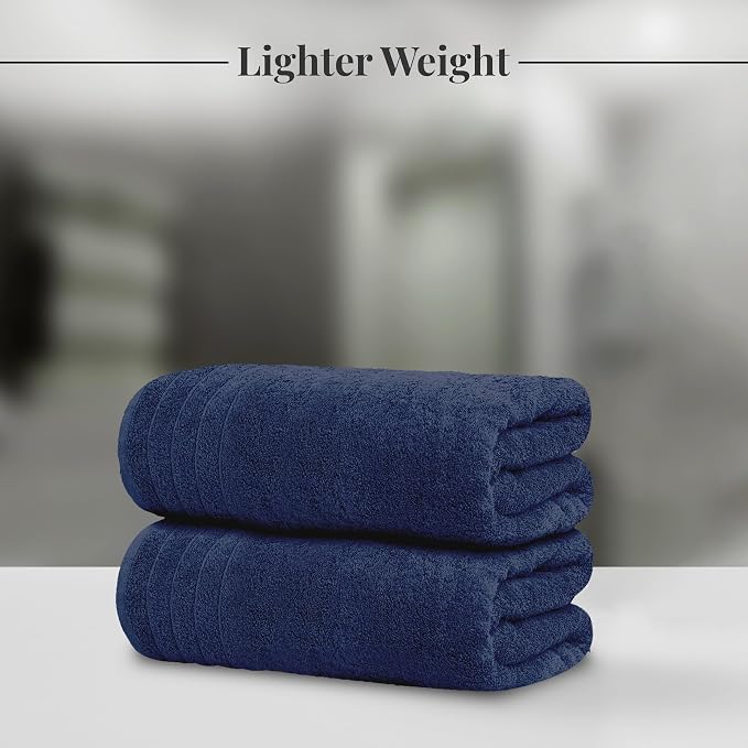 8 Piece Towel Set, 2 XL Bath, 2 Hand, 4 Washcloth, Lighter Weight, Quicker to - Image 4