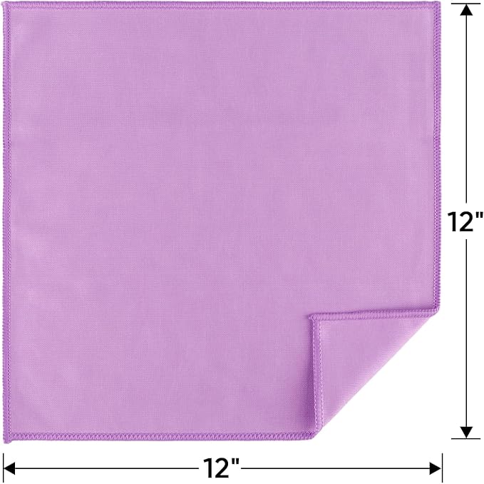 HOMEXCEL Glass Cleaning Cloths 12PK, Streak Free Towel - Image 6
