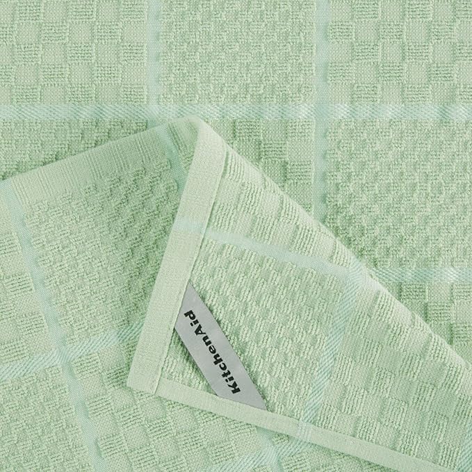 KITCHENAID Quilted Cotton Terry Cloth Oven Mitt, Pot Holder, Kitchen Towel - Image 8