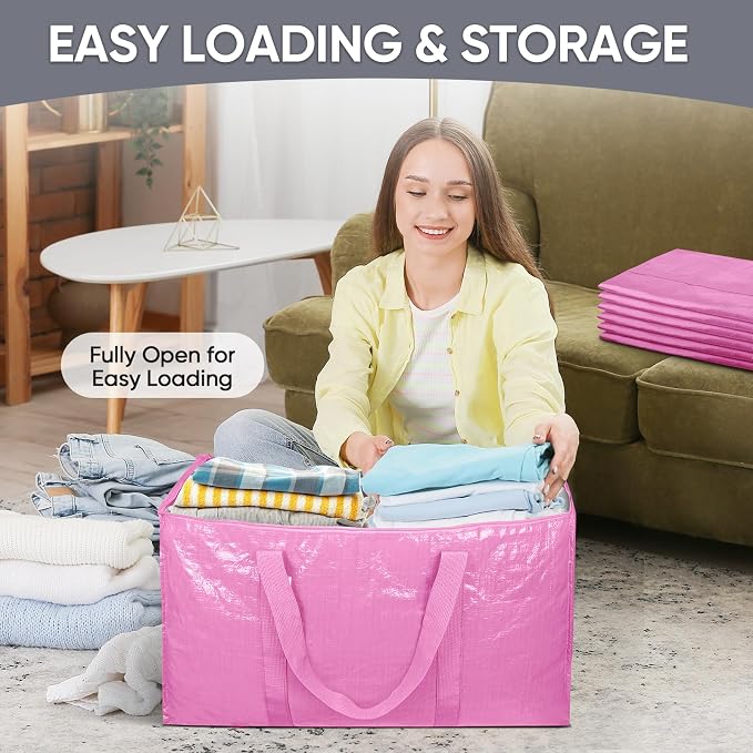 TICONN 6 Pack Extra Large Moving Bags Heavy Duty - Image 7