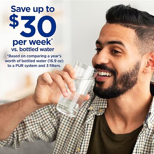 PUR Plus Faucet-Mount Water Filtration System, Lead-Reducing Filter, 100-Gallon - Image 3