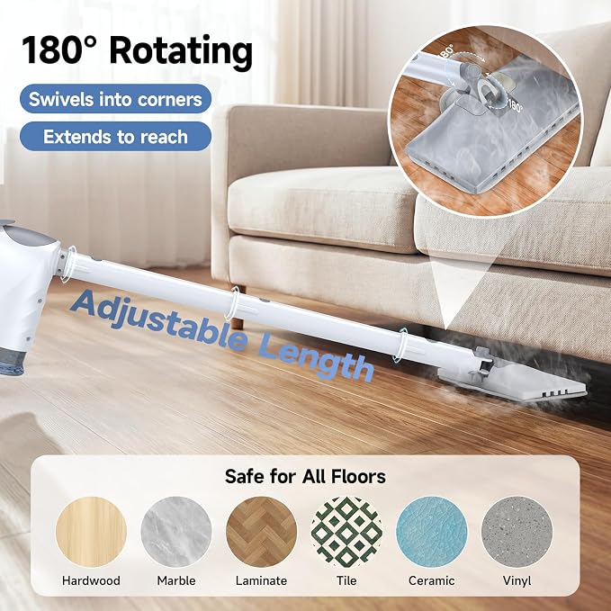 Steam Mop & Detachable Handheld Steam Cleaner - Image 5