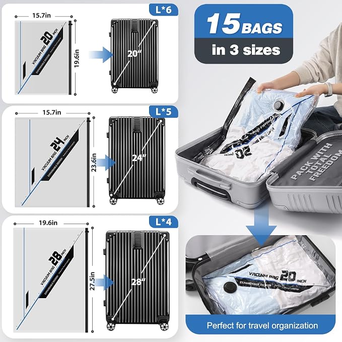 Vacuum Seal Bags for Clothing Travel - Image 4
