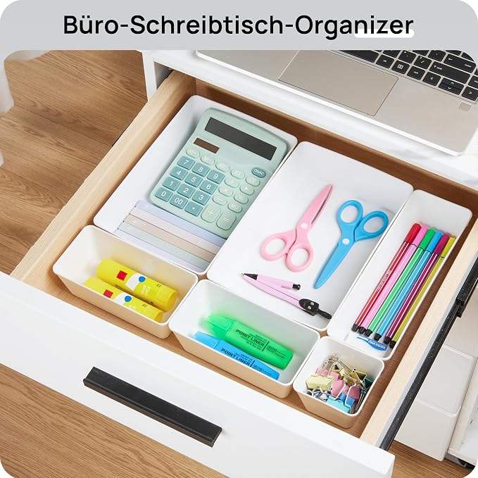 Vtopmart 25 Pack Plastic Drawer Organizers - Image 6