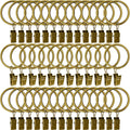 40 Pack Metal Curtain Rings by AMZSEVEN