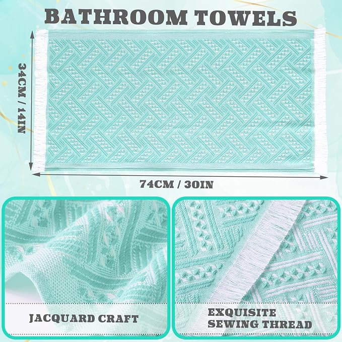 HunnmingRe 4 Pack Boho Hand Towel - Image 2