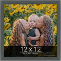 wallsthatspeak 12x12 Slate Gray Picture Frame for Puzzles Posters Photos or Artwork