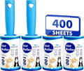 Extra Sticky Lint Roller, Mega Value Set 400 Sheets by AlbatrossHealthNewEngland