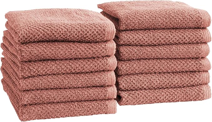 Great Bay Home 100% Cotton 12-Pack 13x13 Wash Cloth by GreatBayHome