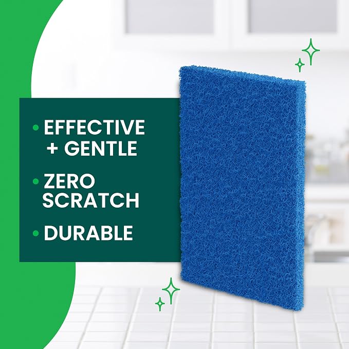 Scotch-Brite Zero Scratch Scouring Pad, 3 Pack - Image 3