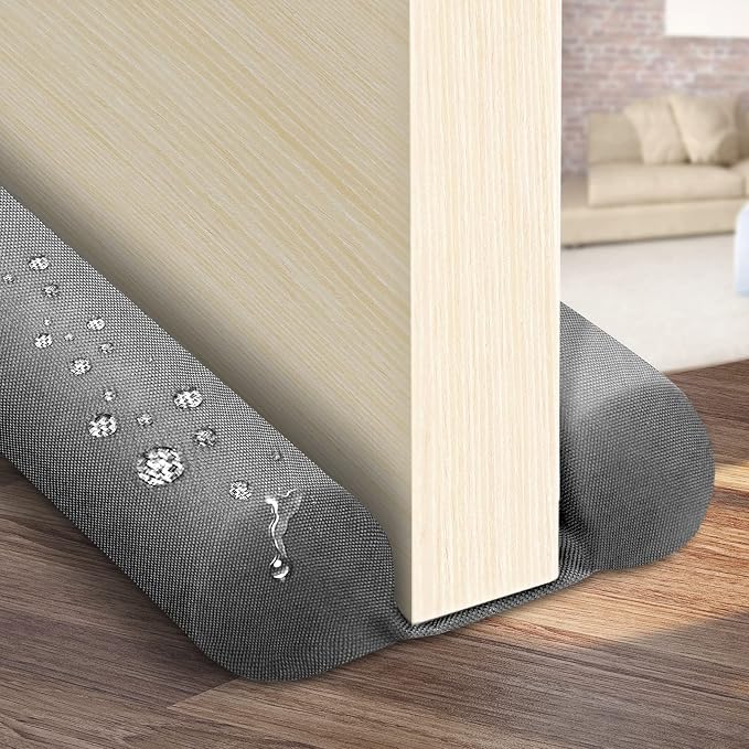 Waterproof Twin Door Draft Stopper Adjustable Size 30" to 36" Weather Stripping by Unknown