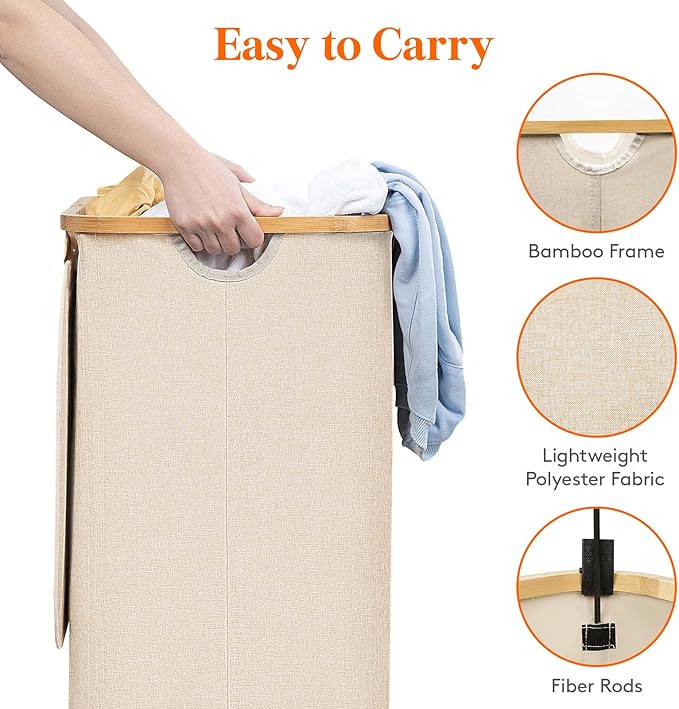 Lifewit 105L Laundry Basket - Image 5