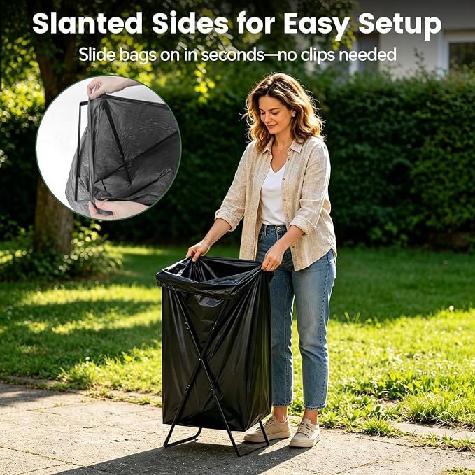 Heavy Duty Leaf Bag Holder Stand - Image 2
