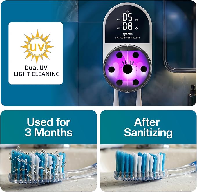 Jetfresh UV Toothbrush Sanitizer and Holder - Image 4