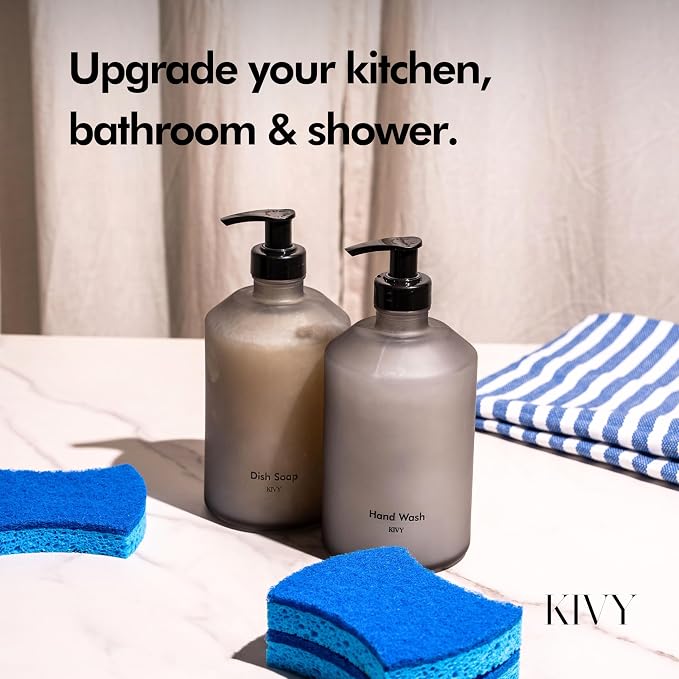 KIVY Glass Soap Dispenser Set - Image 3