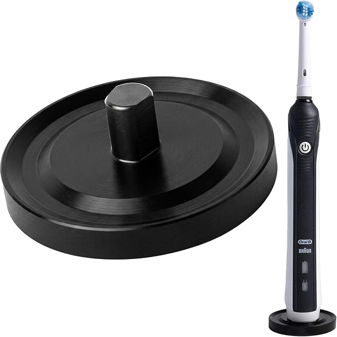 Black Oral-B Compatible Electric Toothbrush Holder by Relsy