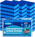 HOMEXCEL Sponges Kitchen 24 Pcs, Non-Scratch Sponge by HOMEXCEL