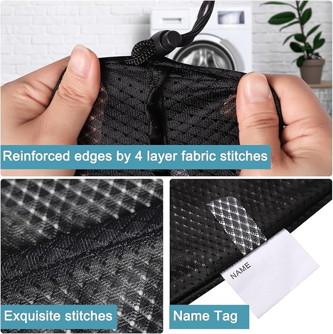Polecasa 2 Pack Heavy Duty Diamond Mesh Laundry Bag - Image 5