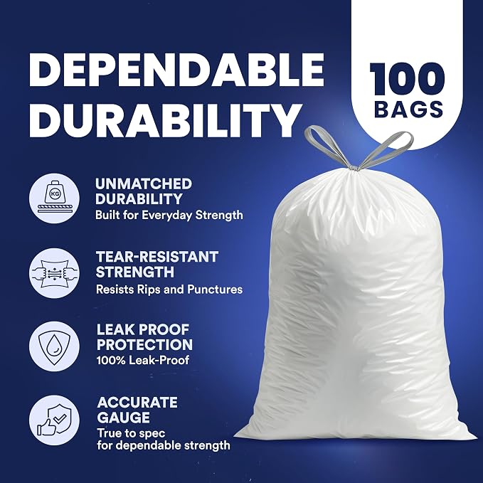 Plasticplace 5 Gallon Trash Bags - Image 4