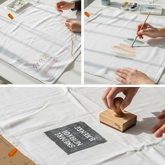 7-Pack Flat Flour Sack Towels – 100% Cotton Kitchen Dish & Tea Towels - Image 7