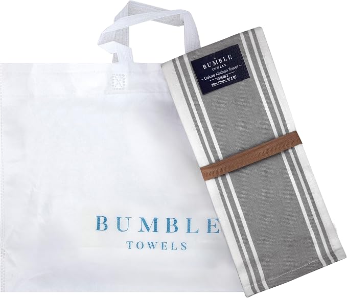 Premium Kitchen Towels 6 Pack 100% Cotton 20"x28" Dish Towels - Image 5