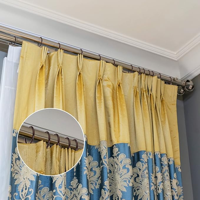 Hotop 60 Pcs 1.26 Inch Curtain Ring and 60 Pcs Pin Hook, 0.98/1.26/1.5/1.65 - Image 6