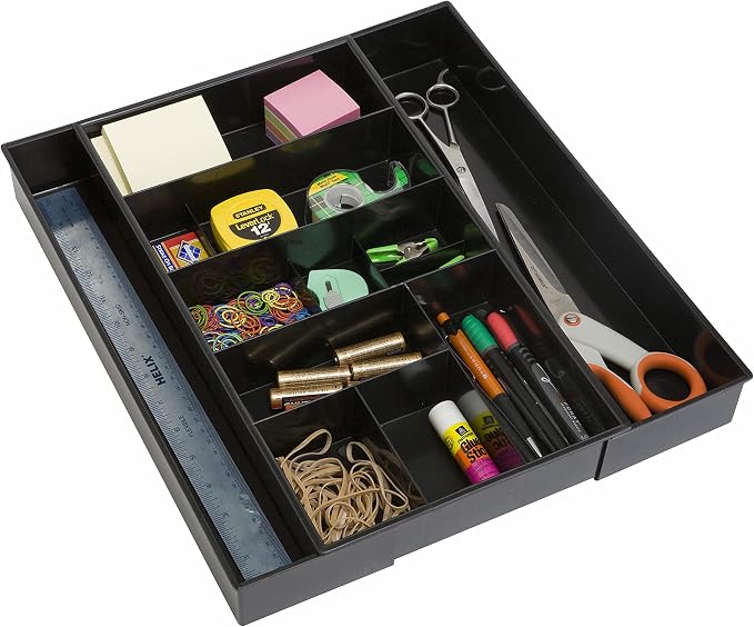 Dial Industries Expandable Office Drawer Desk Organizer Storage Tray | Adjusts - Image 7