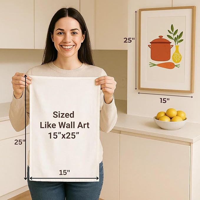 WHITEWRAP Flour Sack Towels| TeaTowel - Image 2