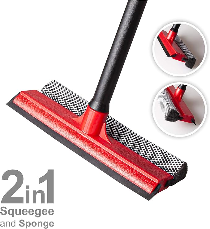 Window Squeegee for Car Windows, 2-in-1 Window Cleaner for Car Windshield - Image 3