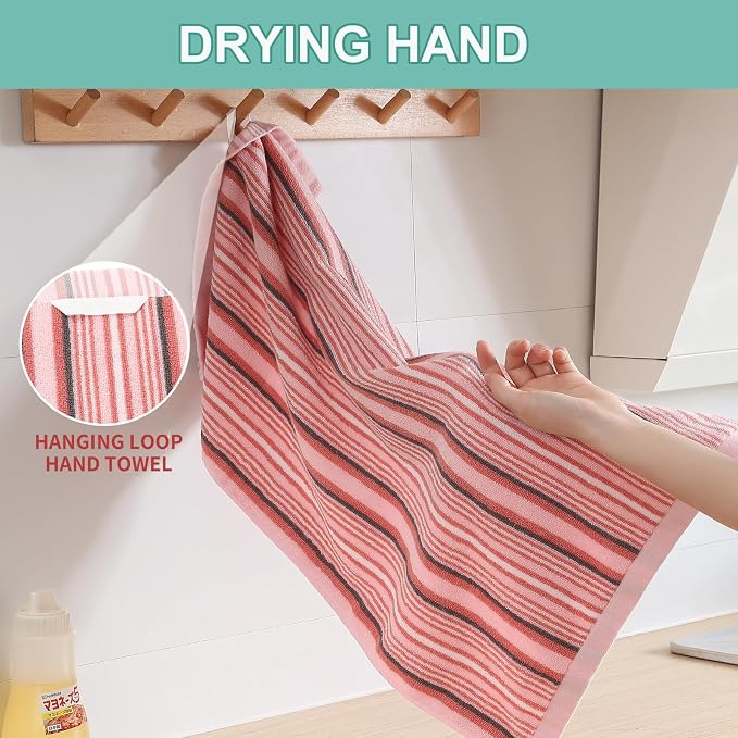 SALAS Kitchen Dish Towels for Drying Dishes, Large Cotton Kitchen Towels - Image 2
