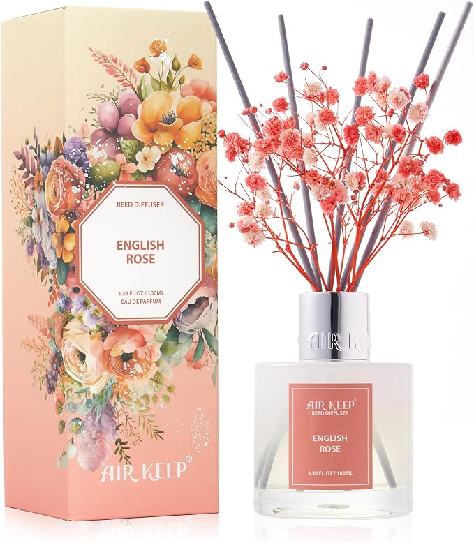Reed Diffuser Set, 3.38 fl oz by Airkeep