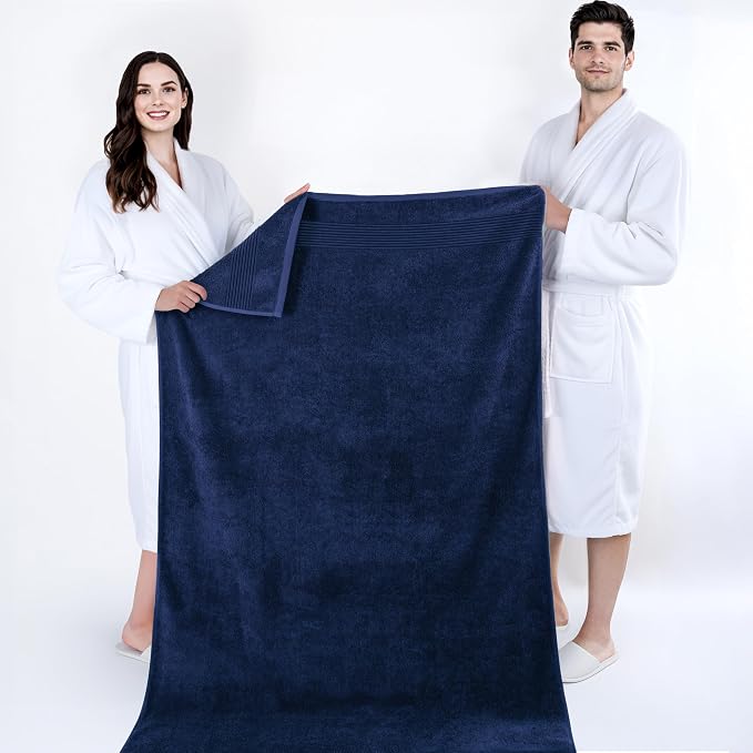 Cotton Paradise 100% Cotton Turkish Towel Set, Soft Absorbent Quick Dry - Image 5