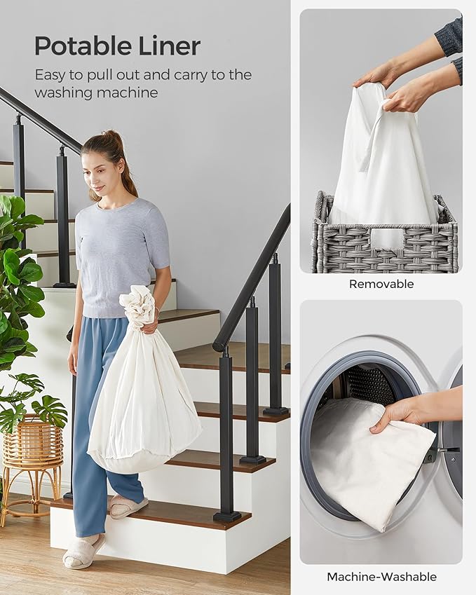 SONGMICS Rolling Laundry Hamper - Image 6