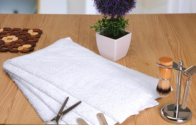 Utopia Towels Salon Towels, 16x27 in, 100% Cotton, Gym & Beauty Care - Image 5