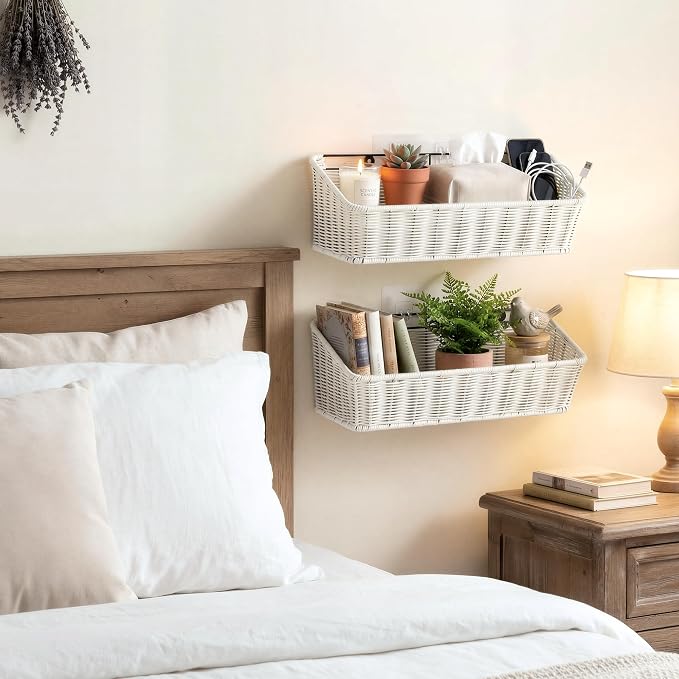 GRANNY SAYS Wicker Hanging Basket, RV Storage and Organization, 2 Pack - Image 6