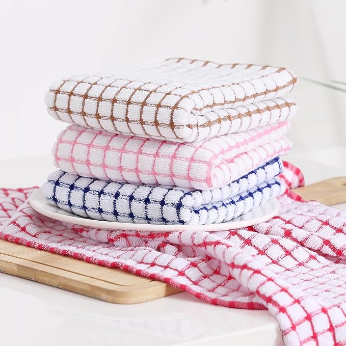 Kitinjoy Cotton 6 Pack Terry Kitchen Towels - Image 7