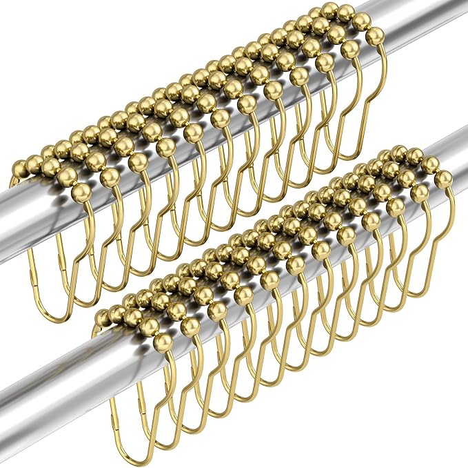 Shower Curtain Hooks, Shower Hooks by Amazer