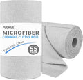 Puomue 55 Pack Microfiber Cleaning Cloth Roll, Tear Away Reusable Paper Towels by Puomue