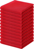 Homaxy 100% Cotton Waffle Weave Kitchen Dish Cloths 12-Pack, Ultra Soft by Homaxy