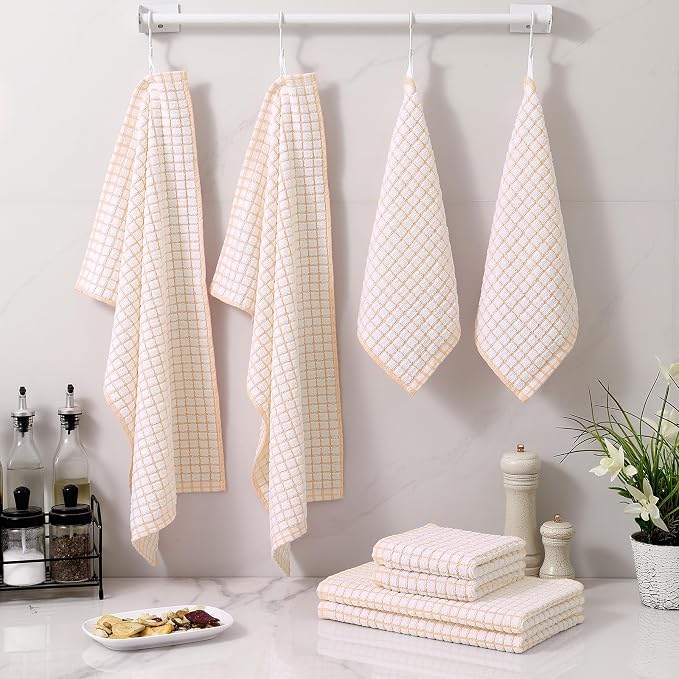 Homaxy Kitchen Towels and Dishcloths Set - Image 7