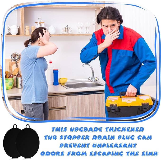 6 Pack Drain Covers for Bugs, 6 X 6 Inch, Anti Odor and Cockroach, Kitchen - Image 7