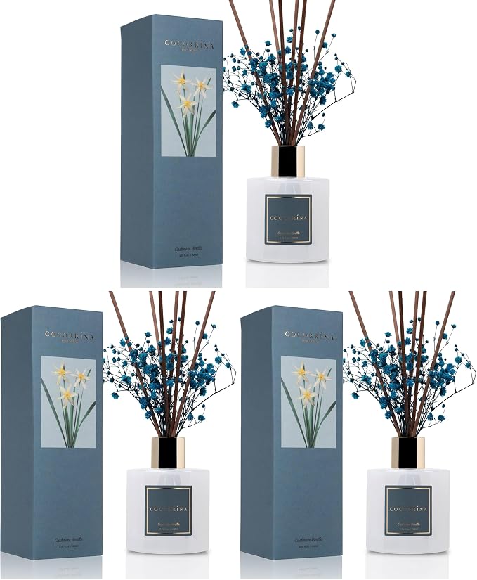 Reed Diffuser - Cashmere Vanilla 6.7 fl oz Reed Diffuser by COCORR%C3%8DNA