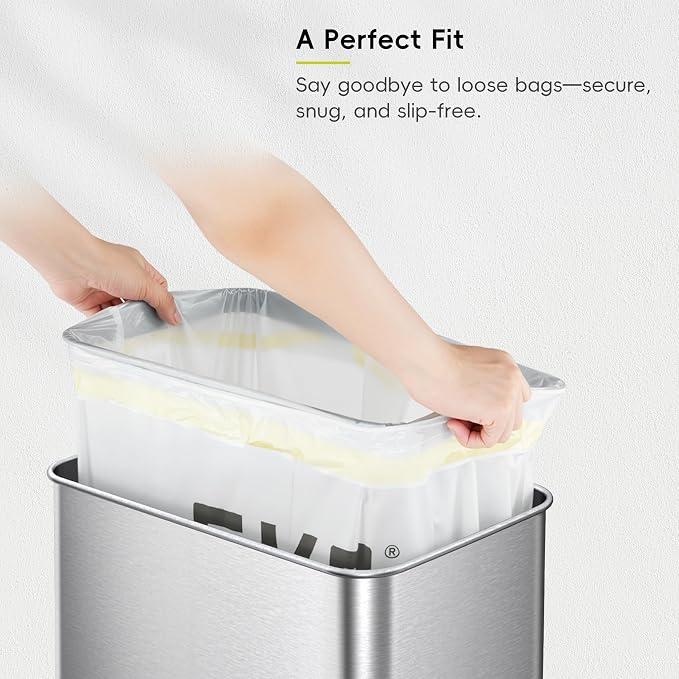 EKO 12.9 Gallon / 45-49 Liter, Extra-Strong Unscented Garbage Bags, - Image 2