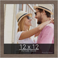 wallsthatspeak 12x12 Brown American Barn Picture Frame for Puzzles Posters Photos or Artwork